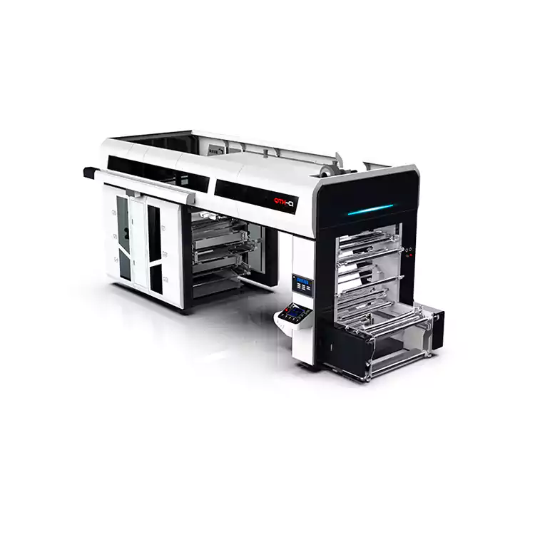 केन्द्रीय ड्रम फ्लेक्सोग्राफिक 6 रङ प्लास्टिक फ्लेक्सो मुद्रण मेसिनरी